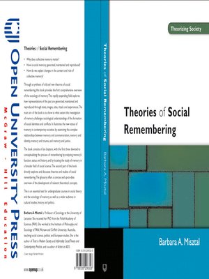 cover image of Theories of Social Remembering